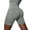 Light Gray, variant on Women's Workout Gym Shorts, High Waisted Lifting Scrunch Seamless Booty Shorts Black L