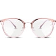 thumbnail image 2 of FEISEDY Montures de Lunettes Vintage pour Femmes Lunettes Rondes Lentille Transparente B2260, 2 of 6