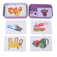 thumbnail image 3 of Greensen Vehicle/Animal/Fruit/Living Goods Learning Training Cards Baby Educational Toy With Iron Box, Cognitive Cards,Baby Learning Cards, 3 of 5