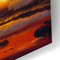 thumbnail image 3 of Epic Art 'Fiery Waves' by Anthony Casay, Acrylic Glass Wall Art, 24"x16", 3 of 8
