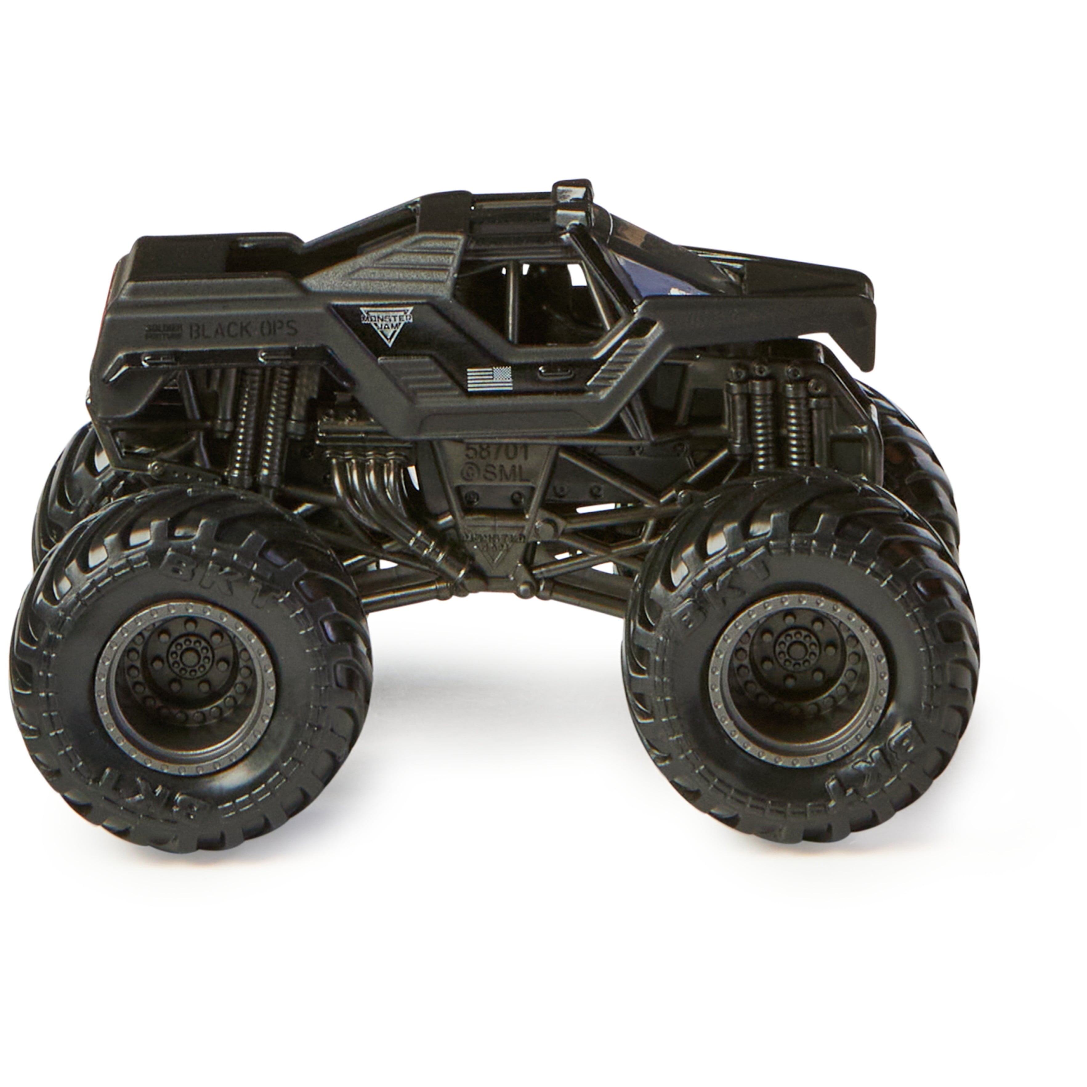 Monster Jam 1:64 Soldier Fortune Black Ops, Legacy Trucks Series