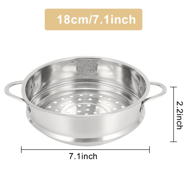 Grande marguerite de cuisson vapeur robuste, en inox - 18cm - Ah Table Grande marguerite de cuisson vapeur robuste, en inox - 18cm - Ah Table