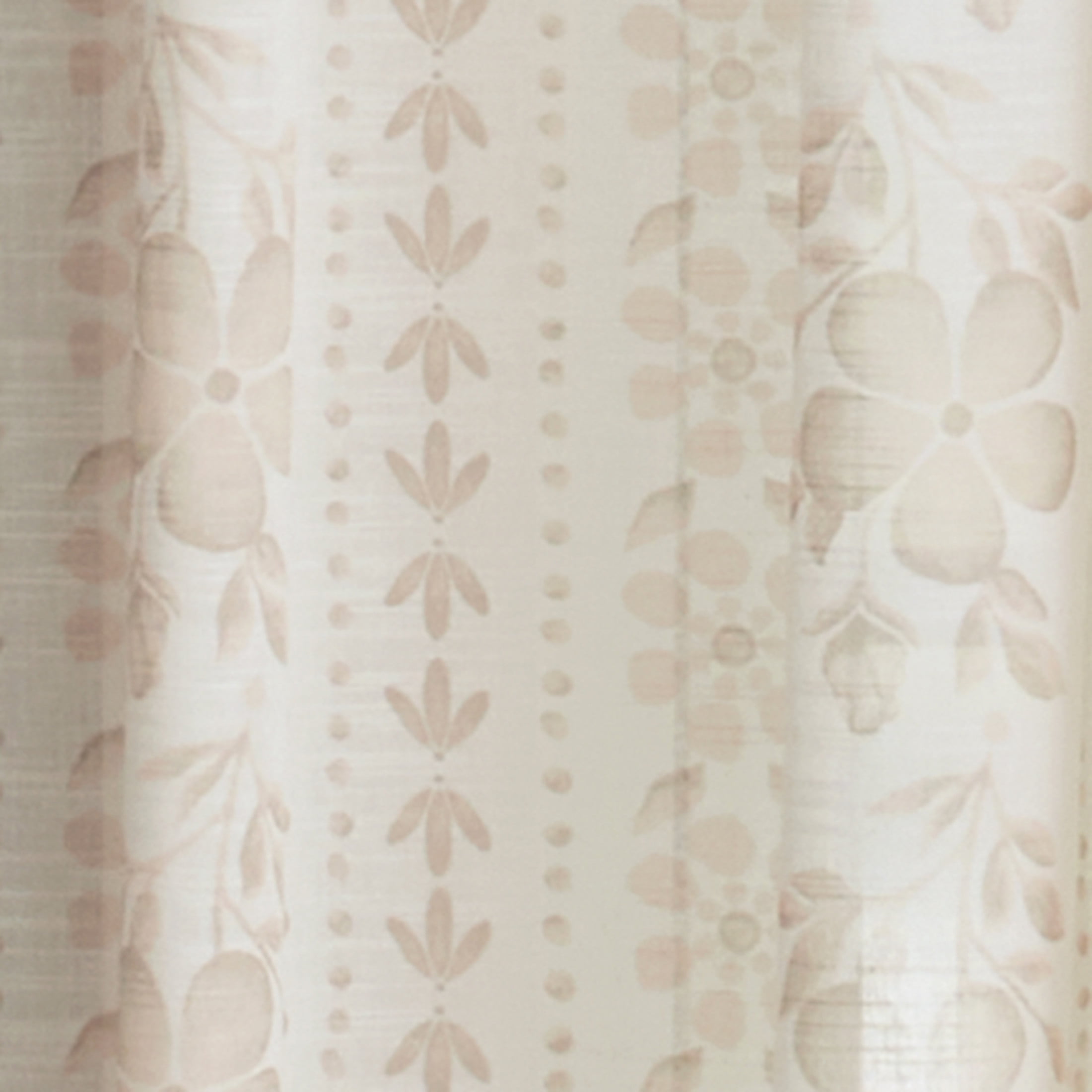 The Pioneer Woman Hattie Stripe 2 Pack Curtain Panel, BCI Cotton 40" W x 84" L, Floral, Linen, RodPocket