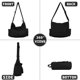 thumbnail image 3 of Canvas Messenger Bag Large Hobo Crossbody Bag With Multiple Pockets Casual Shoulder Tote Bag For Women And Men, 3 of 5