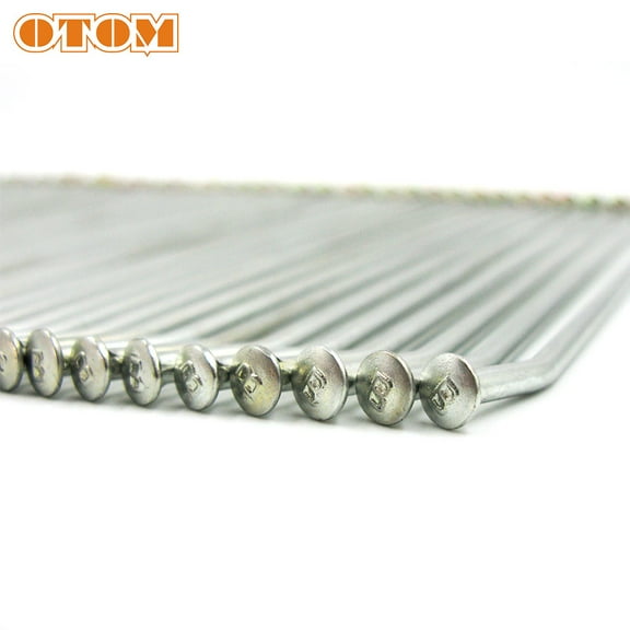 36PCS Motorcycle 36 Pcs 21" Front 18" 19" Rear Wheel Spokes Nipples Kit Pit Bike Enduro Standard Steel Wire Cap Hat For HONDA CRF