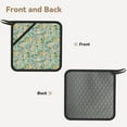thumbnail image 2 of Disketp Rabbit And Chick Pot Holders Kitchen Insulation Mats Heat Resistant Pot-Holder Oven Anti-Scald Pads for Cooking Baking, 7.1*7.1inch, 2 of 8
