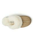 dearfoams women's fireside sydney genuine shearling scuff
