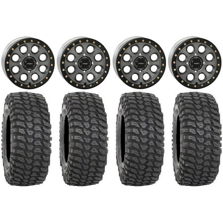 System 3 SB-7 15 Wheels Titanium (5+2) 33 XCR350 Tires Kawasaki Mule Pro FXT System 3 SB-7 15 Wheels Titanium (5+2) 33 XCR350 Tires Kawasaki Mule Pro FXT