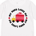 thumbnail image 4 of Inktastic My Nana Loves Me Valentine Boys or Girls Long Sleeve Toddler T-Shirt, 4 of 5