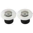 thumbnail image 1 of 2PCS Round ABS Vent Covers for Home: Easy Install, Clean & Versatile Airflow!, 1 of 11