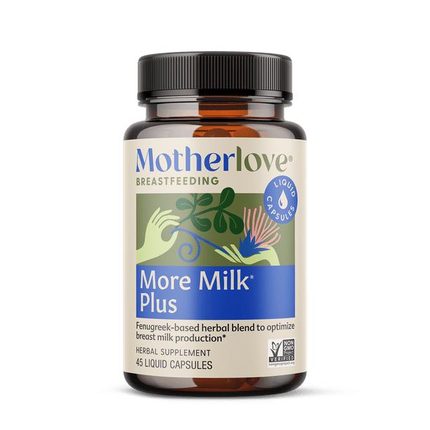 Motherlove More Milk Plus® (45 liquid caps) FenugreekBased Lactation Supplement to Optimize