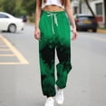 thumbnail image 4 of Workout Casual Pants for Women Butterfly Print Long Wide Leg Pants Pants Xxl, 4 of 6