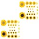 thumbnail image 1 of Inteprter Wall Stickers Indoor Outdoor Flowers Wallpaper Window Decals Decorations Room Bedroom Waterproof Home Kids PVC Furniture 2piezas, 1 of 4
