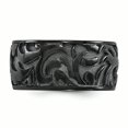 thumbnail image 4 of Edward Mirell Noir Ti Bande Coulée 11mm Taille 13, 4 of 4