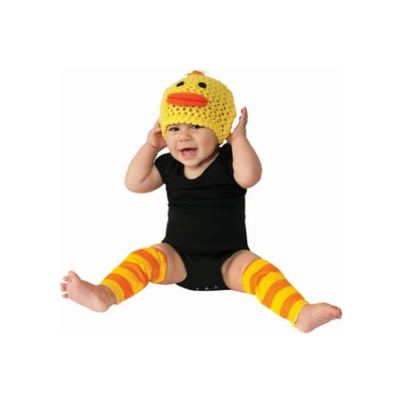 Duck Baby Costume 6?12 Months Animal Halloween Hat and Leg Accessories
