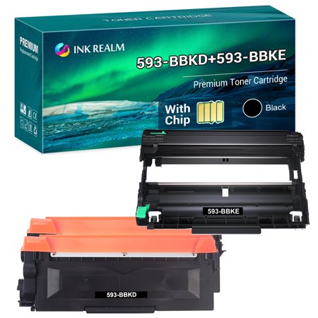 Ink realm Compatible Toner + Drum Unit Replacement for Dell 593-BBKD 593-BBKE (2 x 593-BBKD Toner + 1 x 593-BBKE Drum Unit) price history on PriceWatchPro