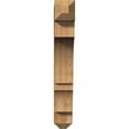 thumbnail image 6 of Ekena Millwork 6"W x 32"D x 40"H Balboa Craftsman Rough Sawn Bracket, Western Red Cedar, 6 of 13
