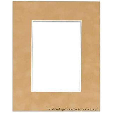 

16X20 Mat Bevel Cut For 12X16 Photos - Acid Free Beige Suede Precut Matboard - For Pictures Photos Framing - 4-Ply Thickness