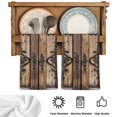 thumbnail image 5 of Wooden Plank Kitchen Towels Set of 1, Rustic Farmhouse Brown Black Barn Door Absorbent Dish Towels for Kitchen, Microfiber Hand Towel, Quick Drying Tea Towel for Cleaning Decorative Dishcloths, 5 of 7