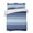 Blue, variant on Quilts Queen Size Bedding Set, Geometric Purple, Lightweight Quilted Comforter, Solid Ombre Geometric Modern Stripe Soft Reversible Bedspread Coverlet with Pillow Covers for All Season, 90" x 96"