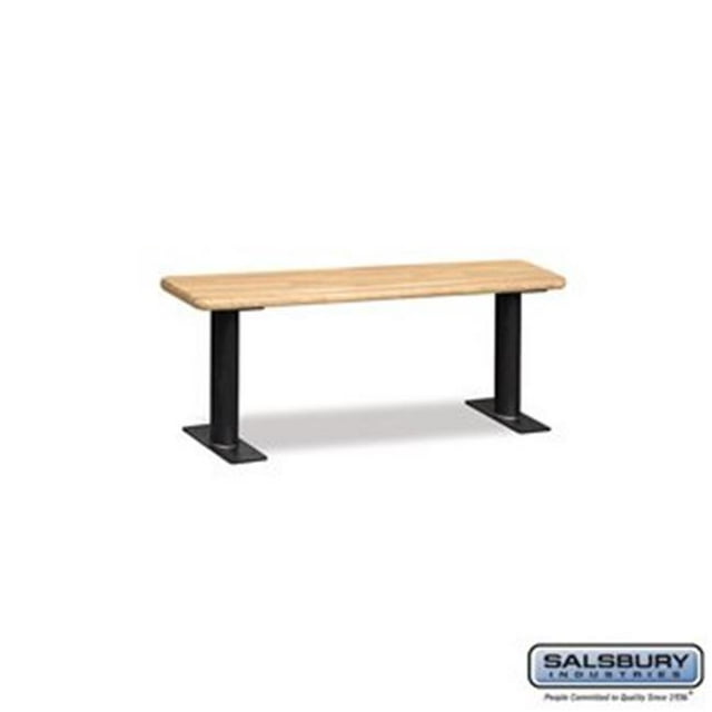 Salsbury 77784LGT Banc de Rangement en Bois de 48 Po&44; Finition Légère