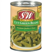 S&W Premium Canned Cut Green Beans, 14.5 oz Can