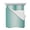 Turquoise, variant on Quilts Full Size Bedding Set, Turquoise Ombre Lightweight Quilted Comforter, Modern Gradient Abstract Art Soft Reversible Bedspread Coverlet with Pillow Covers for All Season, 78" x 90"