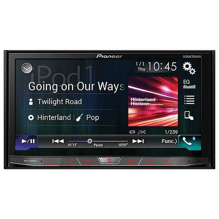 Pioneer AVH-4200NEX Double Din In Dash Multimedia DVD Receiver with 7" WVGA Touchscreen Display