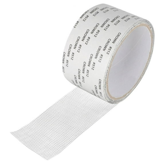 JacobsParts Window Screen Repair Patch Adhesive Fiberglass Mesh Hole Repair Tape 2" 6.5ft (White)