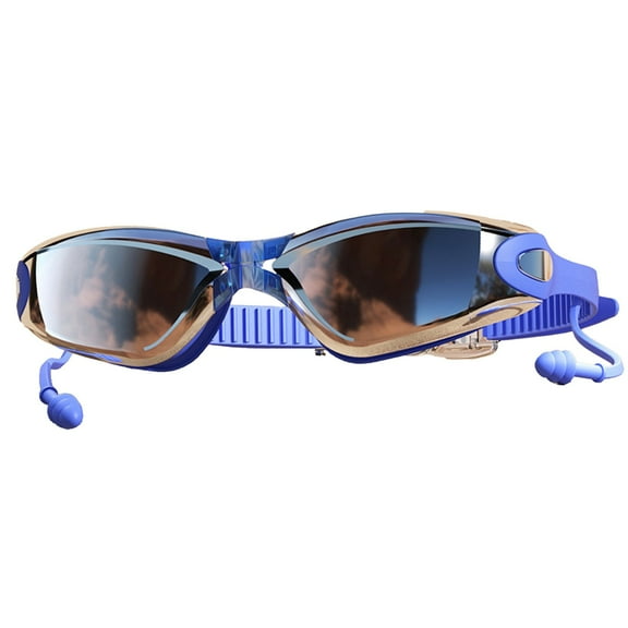 Swim Goggles Swimming Goggles Anti Fog No Leaking 180°Wide View UV Protection Pool Swimming Goggles Swimming Gear With Earplugs for Adult Youth Men