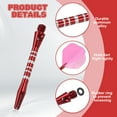 thumbnail image 3 of Aluminum Dart Shafts Medium 2BA Thread Dart Stems Replacement Accessories with Rubber Rings for Steel Tip Red, 3 of 5