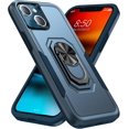 thumbnail image 1 of Funda Protectora Doble Capa a Prueba de Golpes para iPhone 13 CHAO Azul, 1 of 5