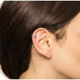 thumbnail image 2 of Believe by Brilliance Fine Silver Plated Four Pair Earring Set with Ear Cuff, 2 of 6
