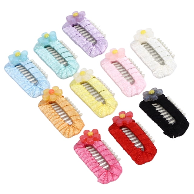 Pinzas para el pelo de perro, 10 piezas de horquilla para mascotas, tocado colorido para el cuidado de mascotas, horquilla para mascotas creada magistralmente