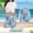 Blue, variant on HAIJIE Plus Size Swim Shorts Relaxed Fit High Waist Casual Womens Board Shorts for Women Summer 2026 Beach Vacation Clothes Spring Short