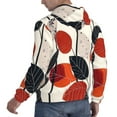 thumbnail image 6 of Fotbe Men's Hoodie with Modern Abstract Leaf Pattern Pattern - Kangaroo Pocket Pullover Hooded Sweatshirt, Perfect for Daily Wear, Travel, and Home-3X-Large, 6 of 7