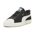 thumbnail image 2 of PU & MA Suede Cassette Tape Lace Up Mens Black Sneakers Casual Shoes 39454401, 2 of 6