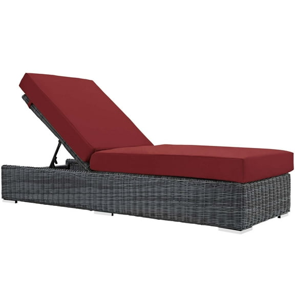 Modway Summon Outdoor Patio Sunbrella® Chaise Lounge, Multiple Colors
