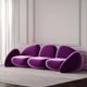 thumbnail image 5 of Scratcher Cats Modern Living Room Sofa Unique Velvet Adults Relax Living Room Sofa Anti Slip Office Divani Soggiorno Furnitures My Lux Decor Round, 5 of 6