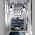 thumbnail image 2 of S4Sassy Peel and Stick Wall Covering, Tribal Zigzag Removable Vinyl Wallwrap - Modern Wall Mural, Purple Instant Walls Makeover Wallpaper for Bedroom, Bathroom, Laundry Room -25"x360", 2 of 8