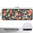 thumbnail image 5 of Kitchen Rugs Sets Of 2,Pioneer Flower Floral Print Pattern Anti Fatigue Kitchen Mat Rugs Non Slip Washable,Decorative Kitchen Floor Mats for Kitchen,Sink,Laundry,17"x47"+17"x47", 5 of 5