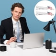 thumbnail image 2 of Miangastore Tie Bars for Men Multi Color 2Pcs 2.6x0.4In, 2 of 8