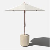 Veradek Outdoor Patio Umbrella Side Table Stand - Sand - Walmart.com