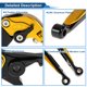 thumbnail image 4 of Palanca de freno y embrague corta larga para Kawasaki VERSYS 650 2015-2023, palanca de manillar de motocicleta ajustable, aleación de aluminio, mango tono dorado con extremo negro, 4 of 6