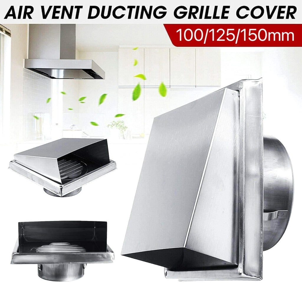 Wall Air Vent Outlet Extracts Valves Grille Ducting Cover Ventilation Outlet