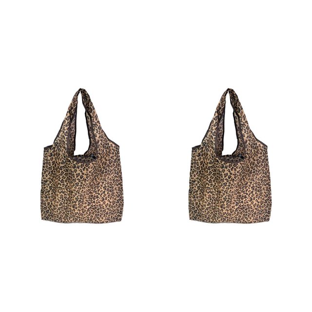Jumpingount Bolsa de almacenamiento de gran capacidad, bolsas de compras, resistente, portátil, plegable, de poliéster, bolsa de regalo, Tipo 1 2piezas