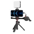 thumbnail image 3 of SmallRig simorr Vigor VK-50 Vlog Tripod Kit with Vibe P96 Video LED Light, Wave S1 Lite Microphone, 3 of 10