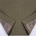 thumbnail image 6 of Beauty-Emily Men’s 3-Piece Slim Fit Suit Set – Notch Lapel Blazer, Vest & Pants in Premium Fabric for Wedding, Prom & Business, Lightweight Beige, Khaki & Olive, 6 of 12