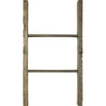 thumbnail image 3 of Ekena Millwork 19"W x 36"H x 3 1/2"D Vintage Farmhouse 2 Rung Ladder, Barnwood Decor Collection, Pebble Grey, 3 of 13