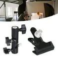 thumbnail image 2 of NEXAVKPR Photography Studio Clamp Clip Holder Light Stand Mount Bracket with Umbrellas Reflectors Holder and 1/4 3/8 inches Screw Adapter, 2 of 7
